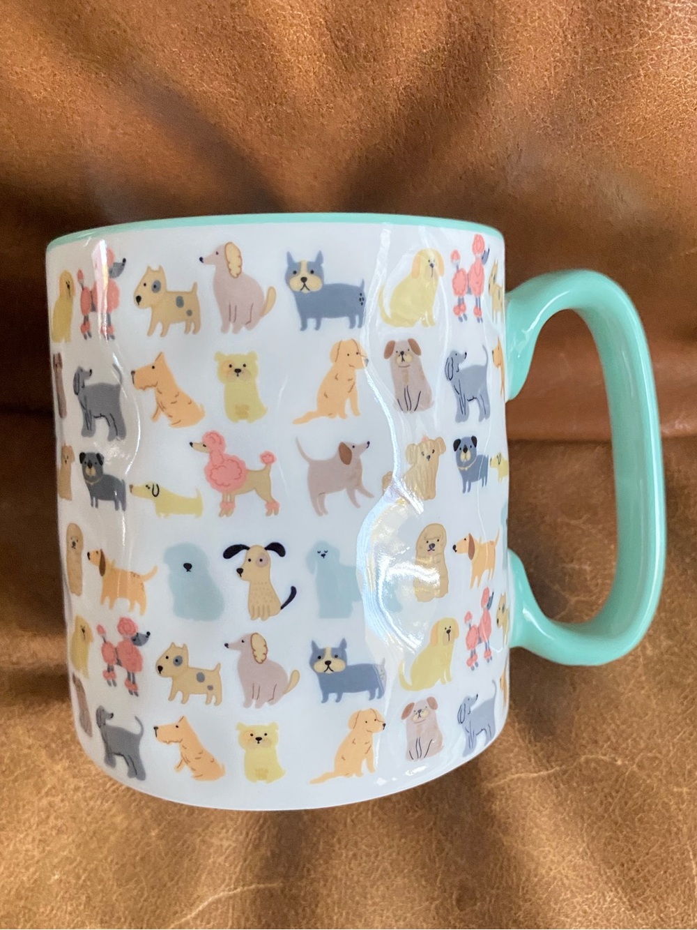 10 Strawberry Street Multicolor Cute Dogs Coffee Tea Mug